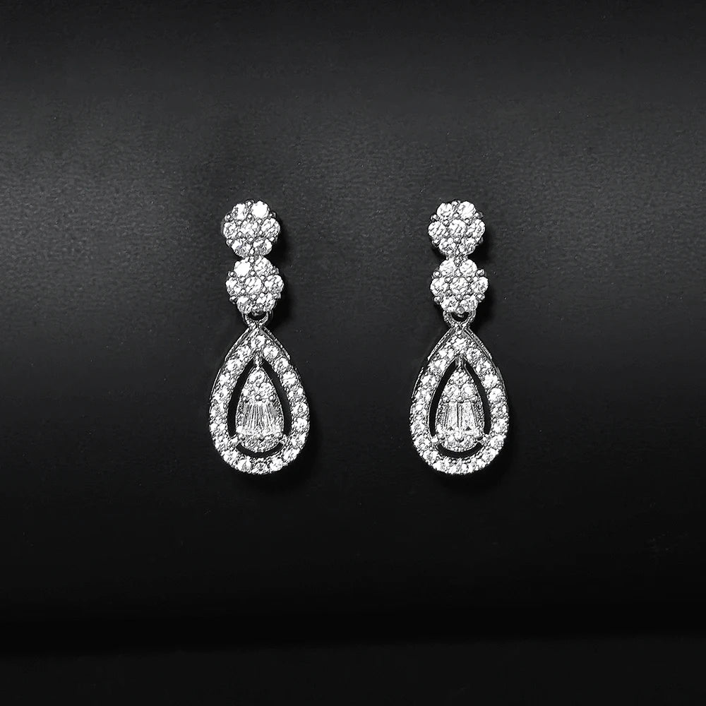 Moonso Arrival Luxury Designer Bride Jewelry Set for Women Engagement  Anniversary Gift Jewelry Wholesale E046-R046-S046-X046