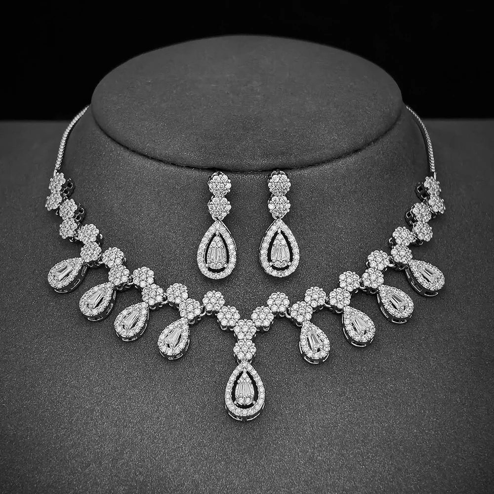 Moonso Arrival Luxury Designer Bride Jewelry Set for Women Engagement  Anniversary Gift Jewelry Wholesale E046-R046-S046-X046