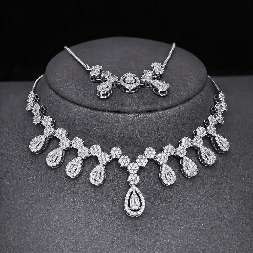 Moonso Arrival Luxury Designer Bride Jewelry Set for Women Engagement  Anniversary Gift Jewelry Wholesale E046-R046-S046-X046