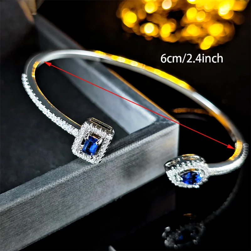 Trendy Snake Punk Pear Shape Silver Color on Hand Adjustable Open Bangle for Women Anniversary Gift Jewelry Wholesale S5214b