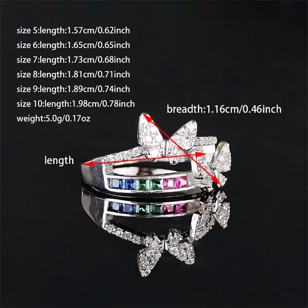 Moonso Products Trendy Butterfly Multi Silver Color Fashion Jewelry Set for Women Party Gift Jewelry Wholesale E6863-r7413