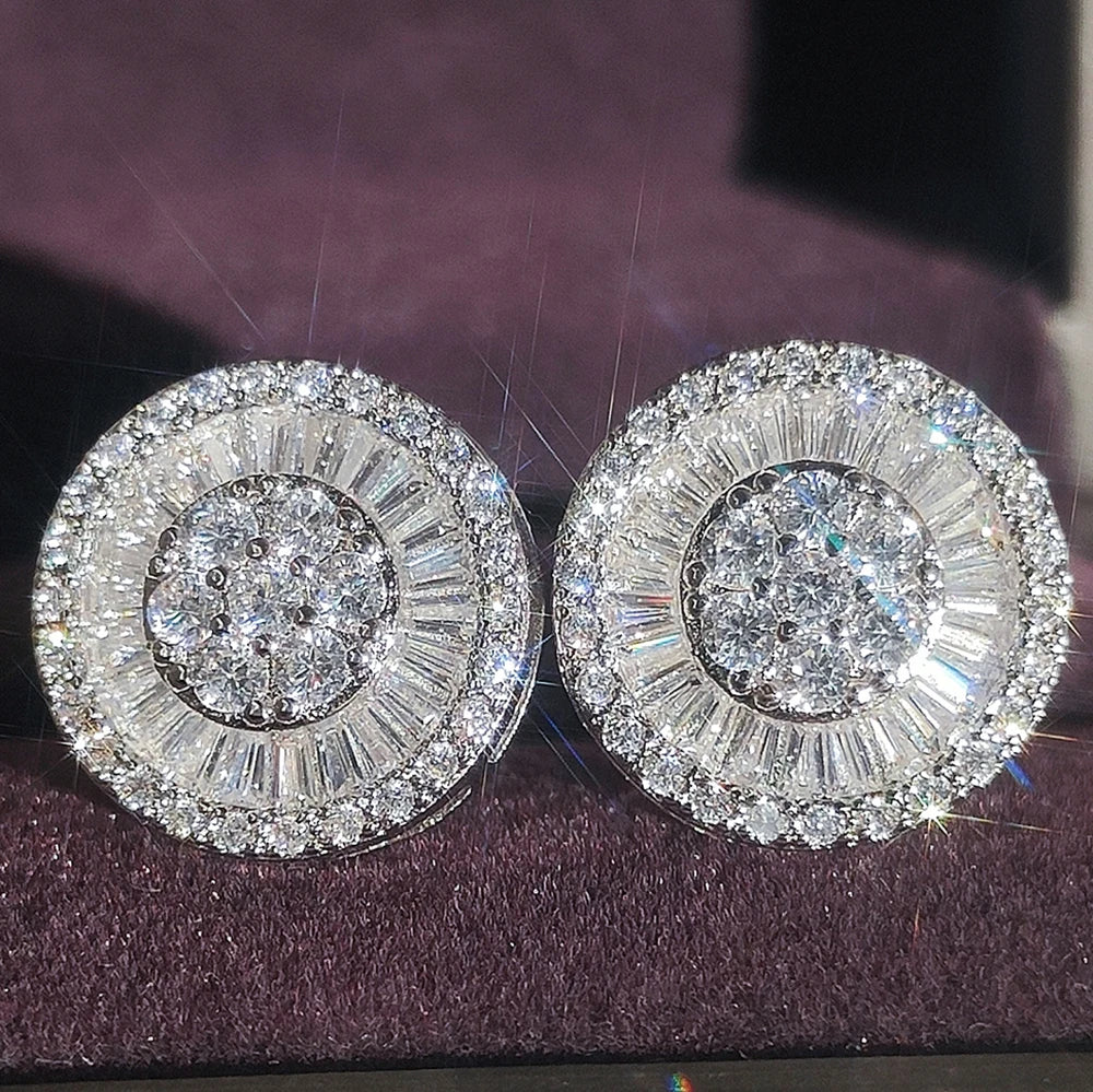 2024 Fashion Trendy Butterfly Silver Color Korean Stud Earring for Women Wedding Cute Gothic Drop Earing Party Gift Wholesale Z5