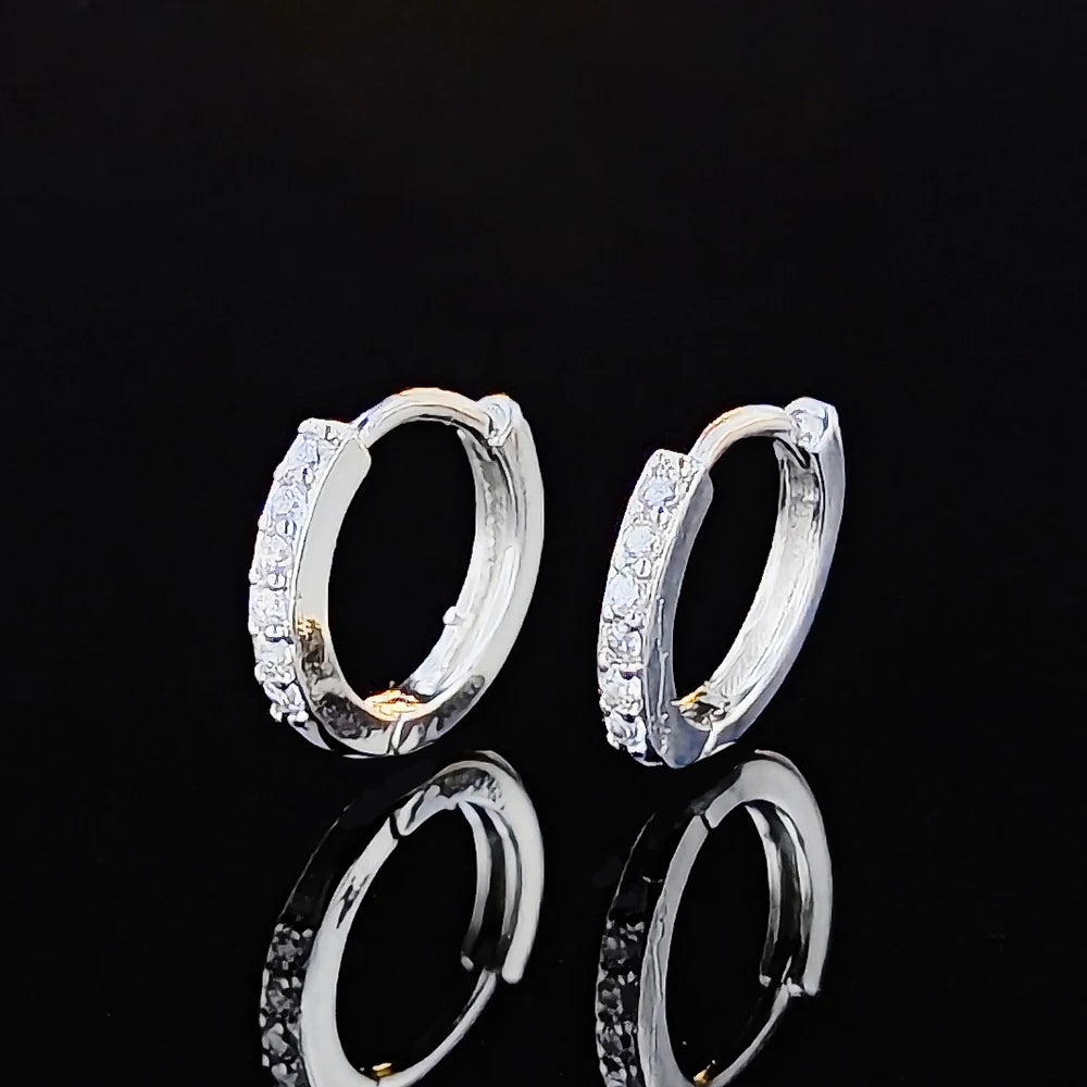 2024 New Arrival Hoop Earrings for Women Fashion Trendy Hook Boucle D'oreille Femme Wedding Jewelry E408b