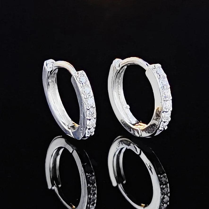2024 New Arrival Hoop Earrings for Women Fashion Trendy Hook Boucle D'oreille Femme Wedding Jewelry E408b